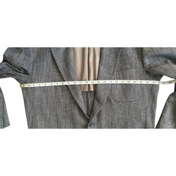 Joseph and Feiss Dillard's Sports Coat Men’s 48 Regular Gray Tweed Blazer USA - Picture 11 of 15